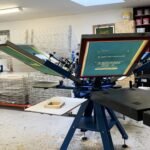 Preparing a Screen Printing Workspace