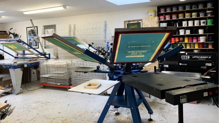 Preparing a Screen Printing Workspace